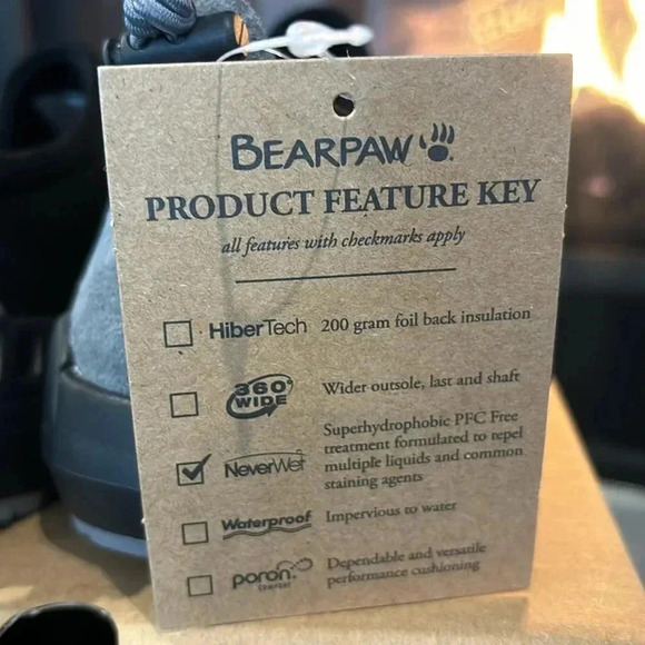 BEARPAW Jack Loafer, suede upper,comfort footbed,rubber sole,stain treated - Picture 10 of 10